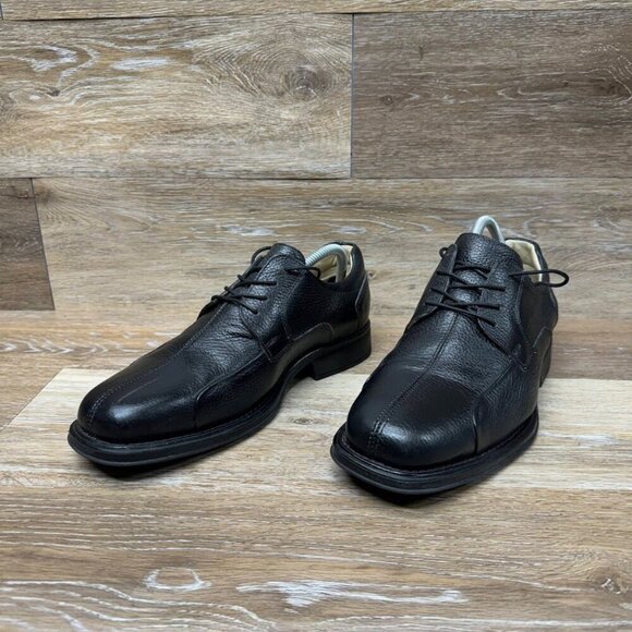 Belvedere Bay Bridge Luxury Black Leather Oxford Shoes Men\'s Size 8.5 main image 5